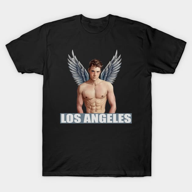 Los Angeles - City of Angels T-Shirt by Sanatore Silvarum Designs